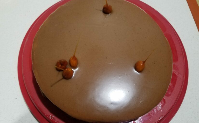Entremet Gianduja, crémeux passion